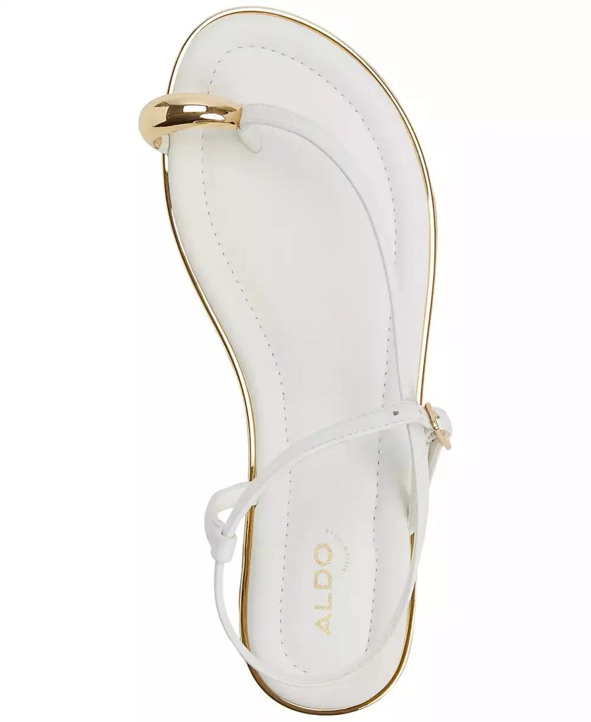 ALDO Women's Jomali Toe-Ring Strappy Flat Sandals 4