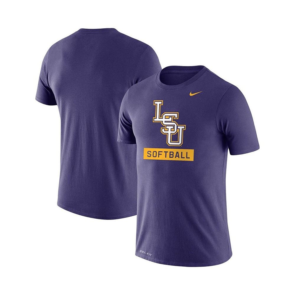 Nike Men's Purple LSU Tigers Softball Drop Legend Performance T-shirt
