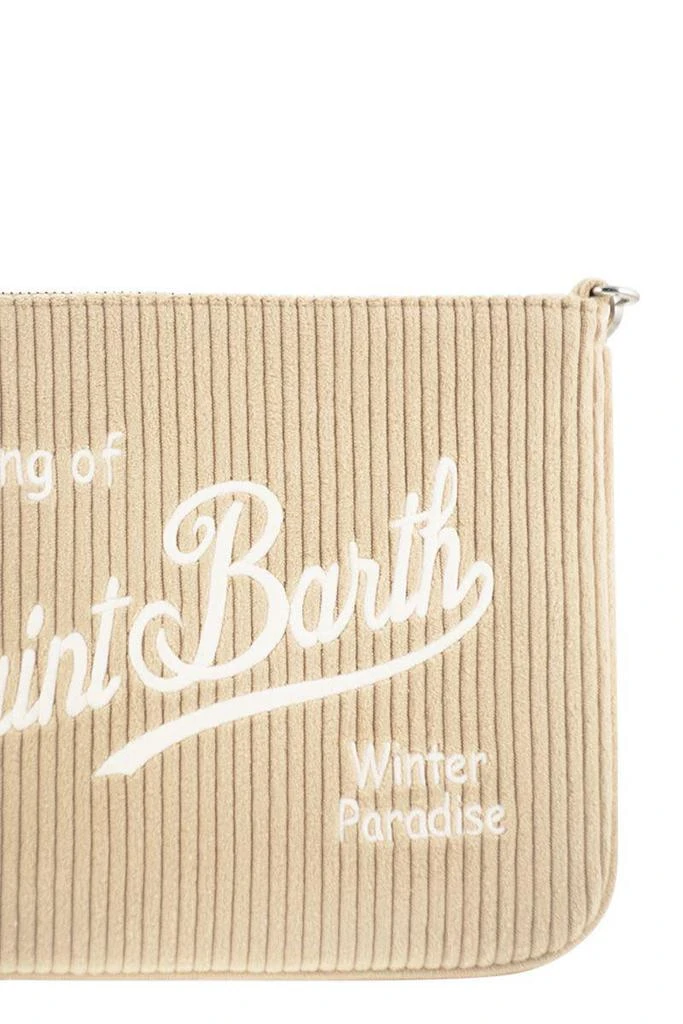 Mc2 Saint Barth MC2 Saint Barth Parisienne - Corduroy Clutch Bag 5