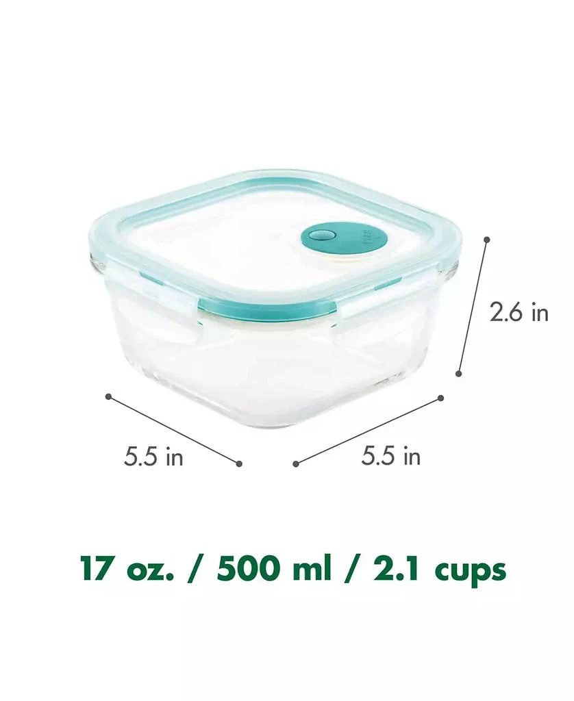 Lock & Lock Purely Better™ Vented 8-Pc. Glass Food Storage Containers, 17-Oz. 4