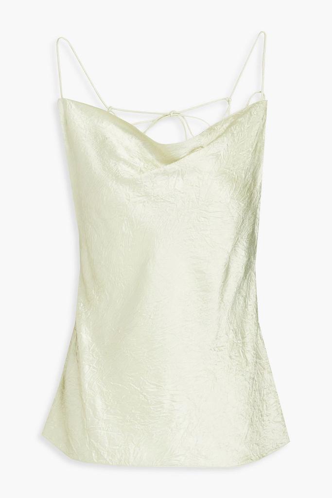 ROKSANDA Nixie draped crinkled-satin camisole