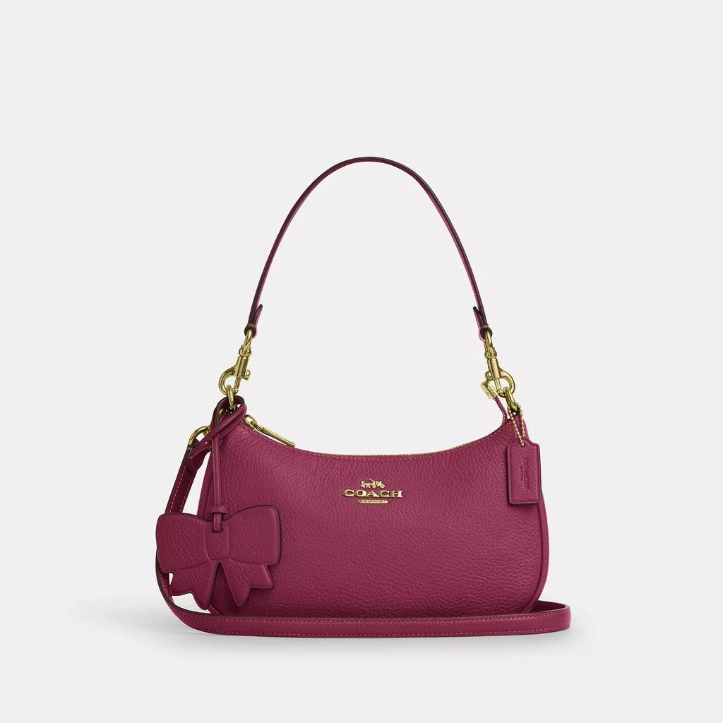 Coach Teri Shoulder Bag With Bow Charm 1