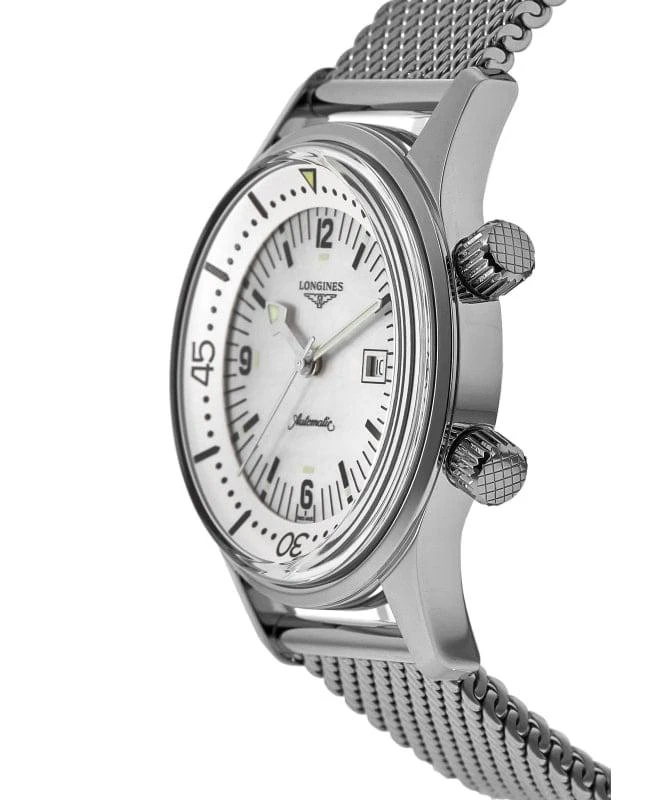 Longines Longines Legend Diver Mother of Pearl Dial Stainless Steel Women's Watch L3.374.4.80.6 3