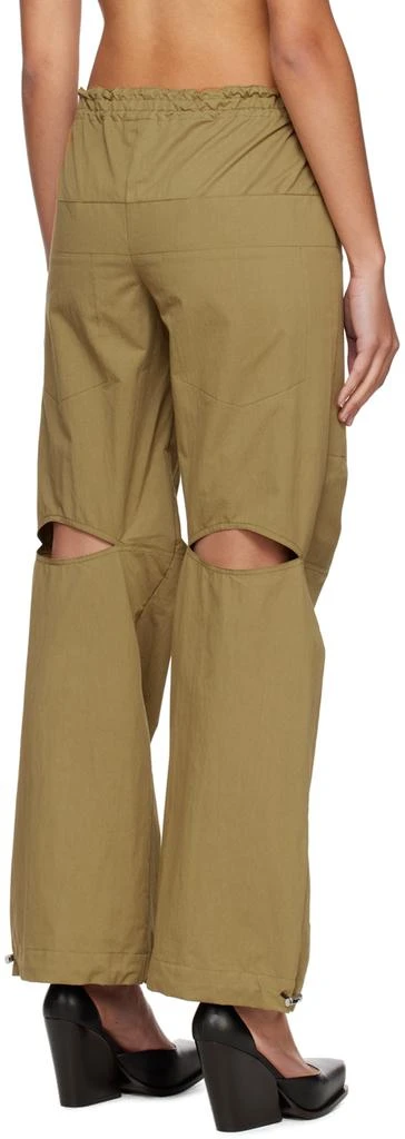 Yuzefi Khaki Drawstring Lounge Pants 3