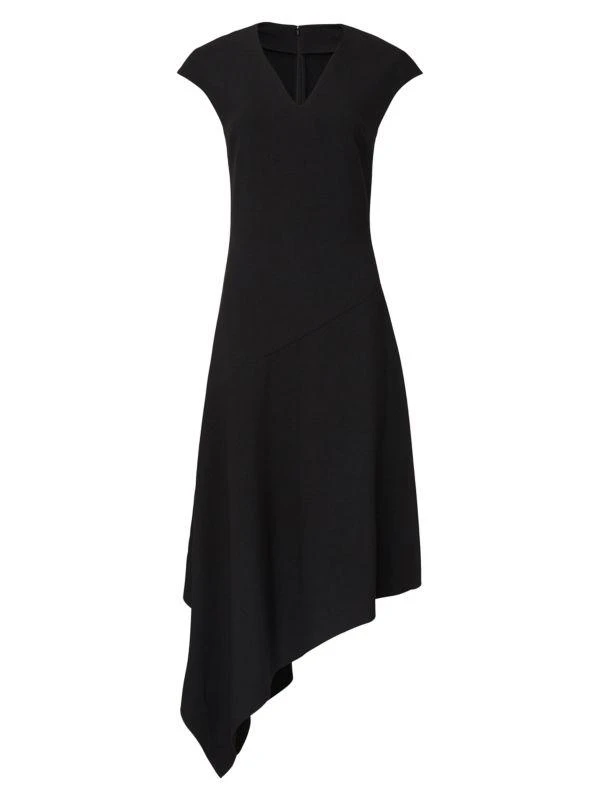 Josie Cap Sleeve Asymmetric Midi Dress 5