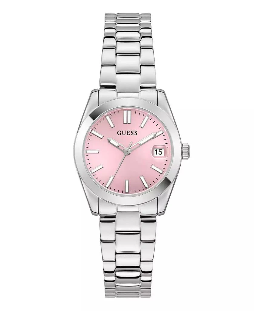 GUESS Women's Silver-Tone Analog Watch, 32mm 1