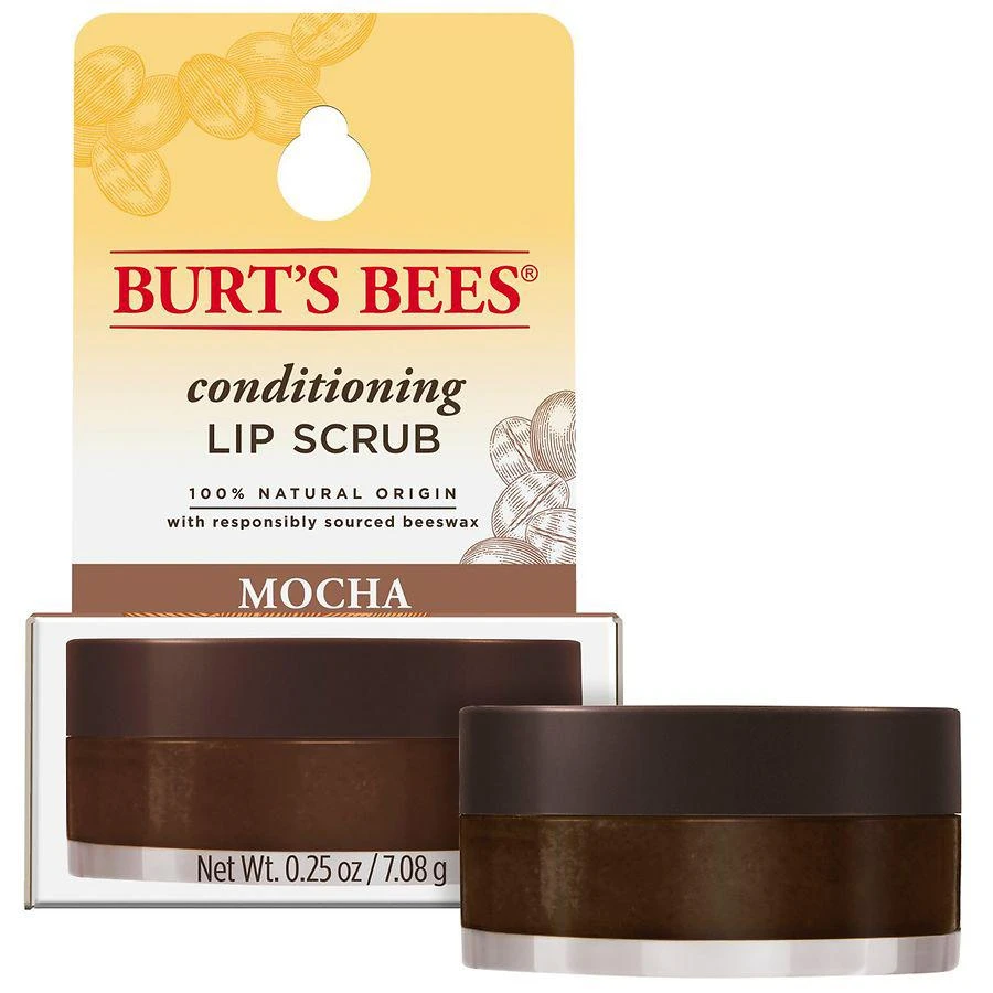 Burt's Bees Conditioning Lip Scrub Mocha 1