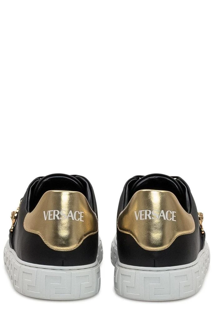 Versace Versace Round-Toe Lace-Up Sneakers 4