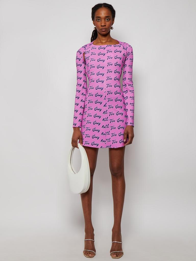 Natasha Zinko Too Sexy Open Back Mini Dress