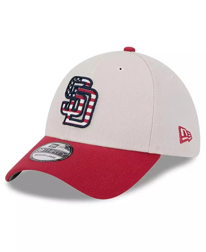 New Era Men's Red San Diego Padres 2024 Fourth of July 39THIRTY Flex Hat 3