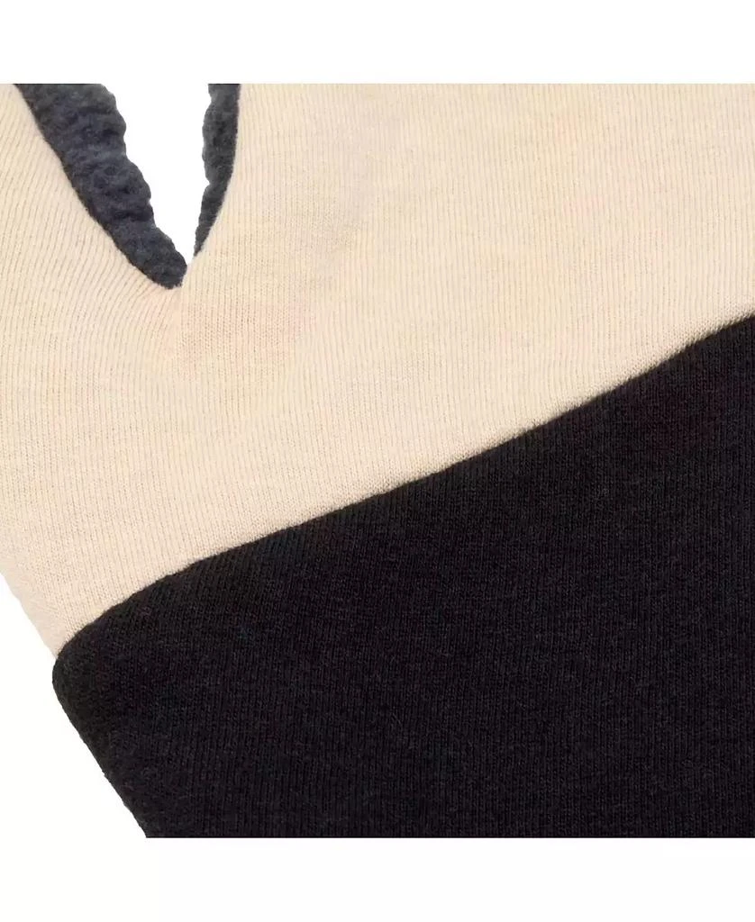 Feelgoodz Women’s Artisan Crafted Fleece Lined Color Block Fingerless Gloves 3