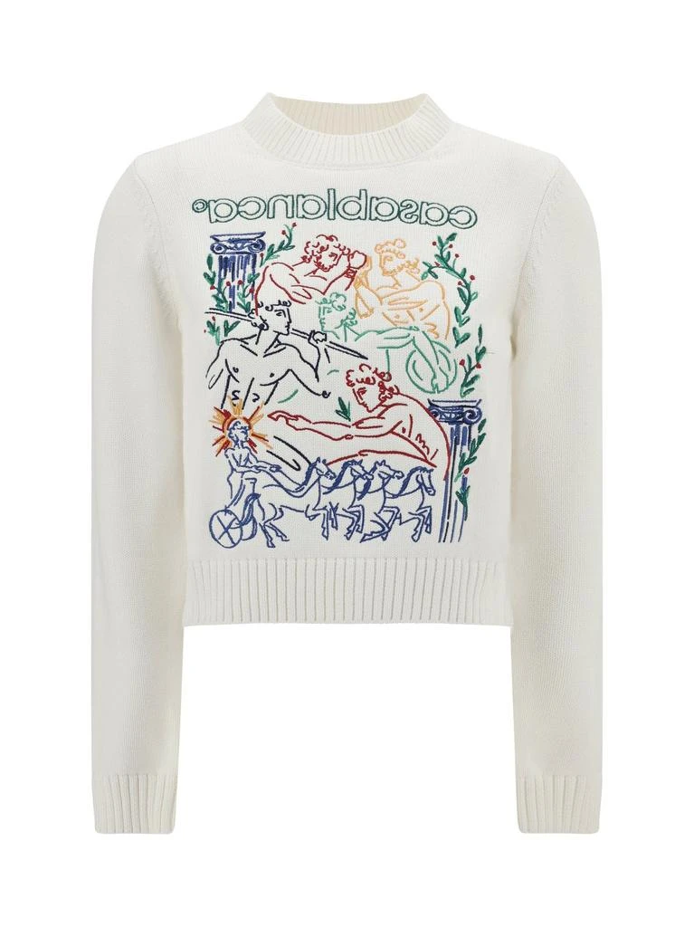 Casablanca Casablanca Logo Embroidered Jumper 1