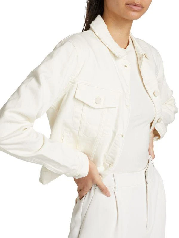 Good American Committed To Fit Denim Jacket 4