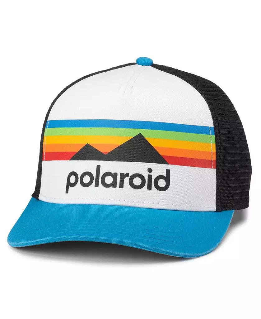 American Needle Men's and Women's White, Black Polaroid Sinclair Adjustable Hat