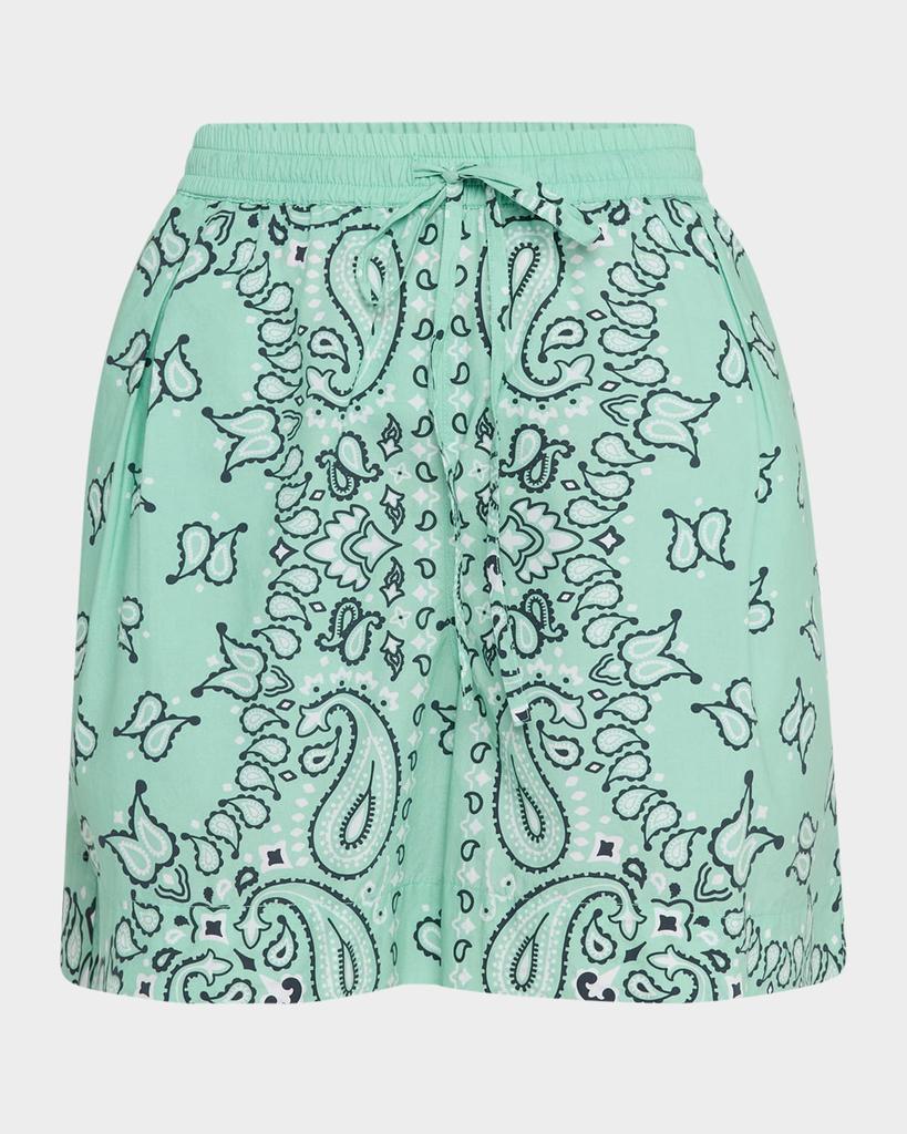 Essentiel Hissels Bandana-Printed Shorts