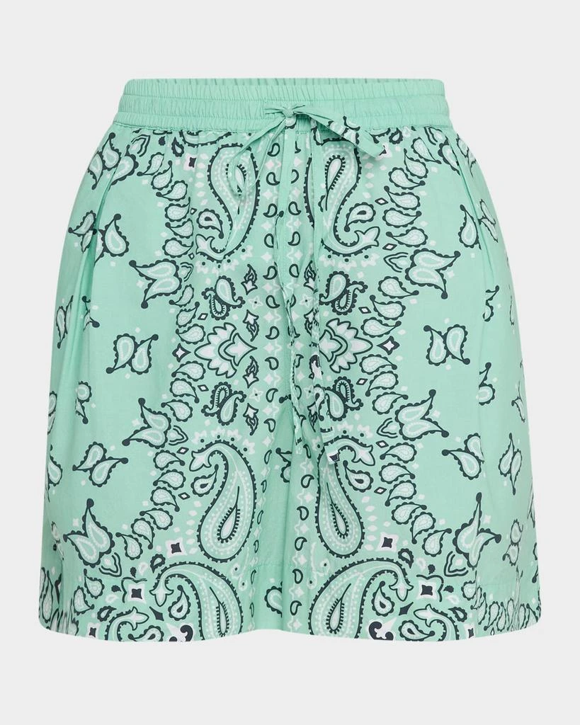 Essentiel Hissels Bandana-Printed Shorts 1