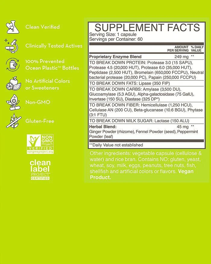 Hum Nutrition Flatter Me - Digestive Enzyme Supplement 5