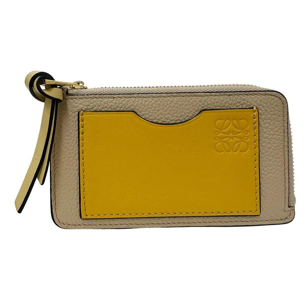 Loewe ish yellow Leather Coin Purse/Coin Case (Pre-Owned)