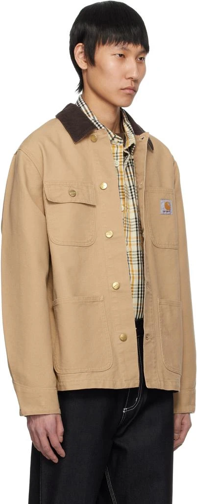 Carhartt WIP Beige Spring Michigan Chore Jacket 2