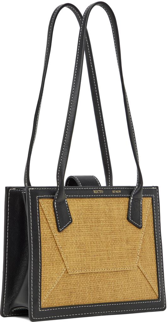 Recto Beige & Black Mini Envelope Bag