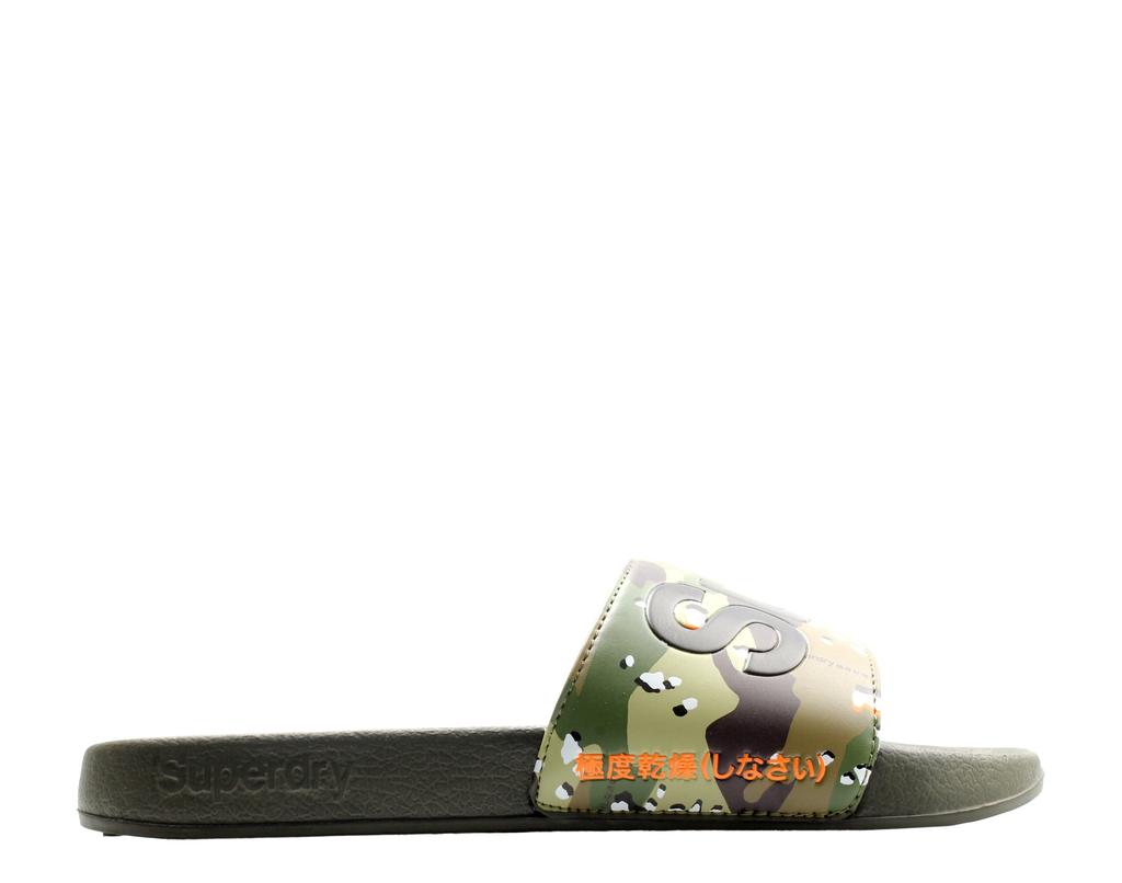 Superdry Classic Pool Slides Army Camo Men's Flip Flops MF300004A-ARMY