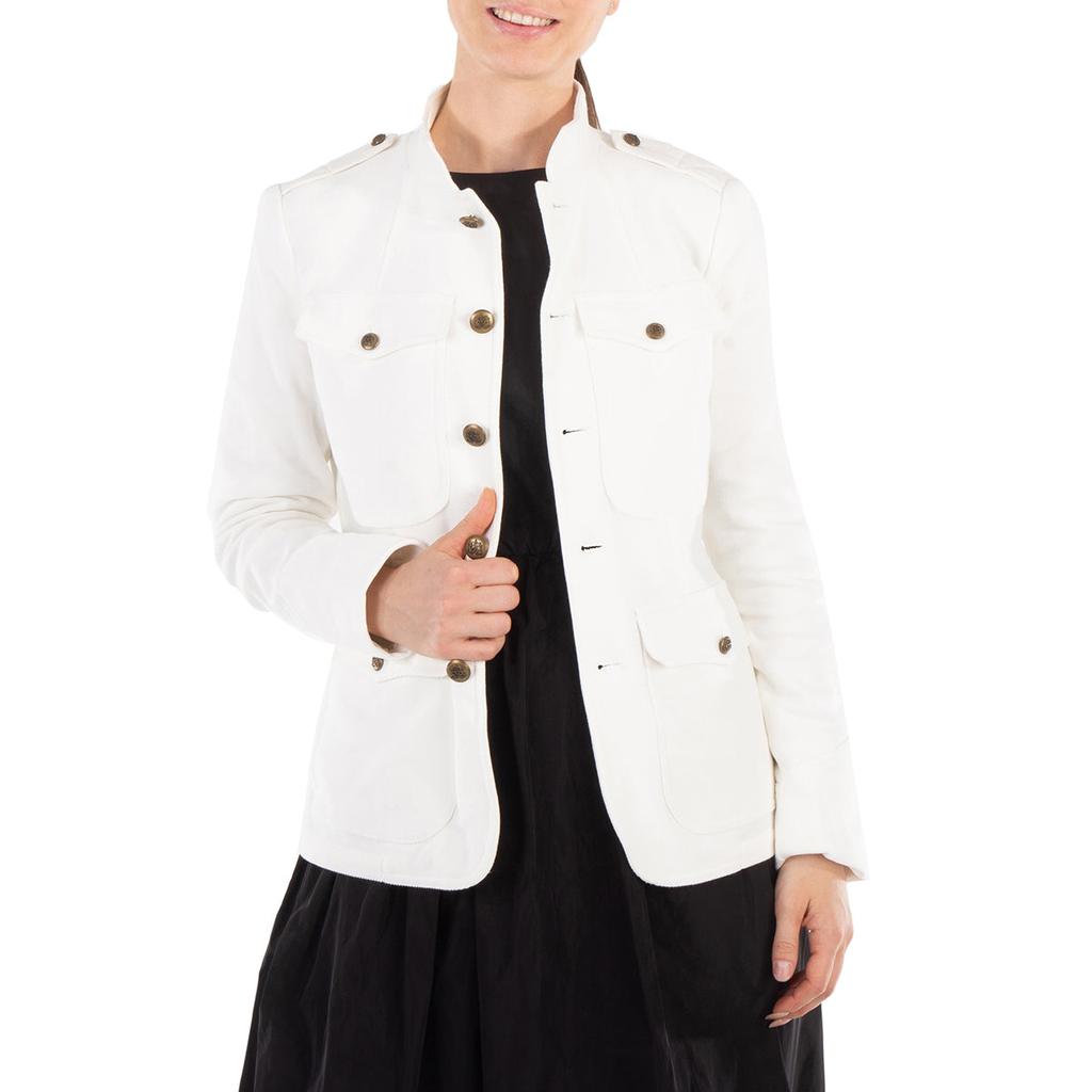 Ralph Lauren Buttoned Cotton Jacquard Blazer