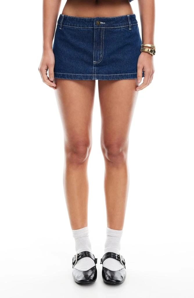 Lioness Rhode Cotton Denim Miniskort 1