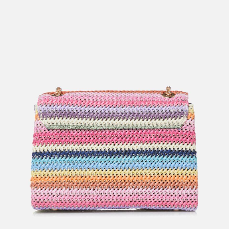 Dune Dune London Bondi Mini Raffia Shoulder Bag