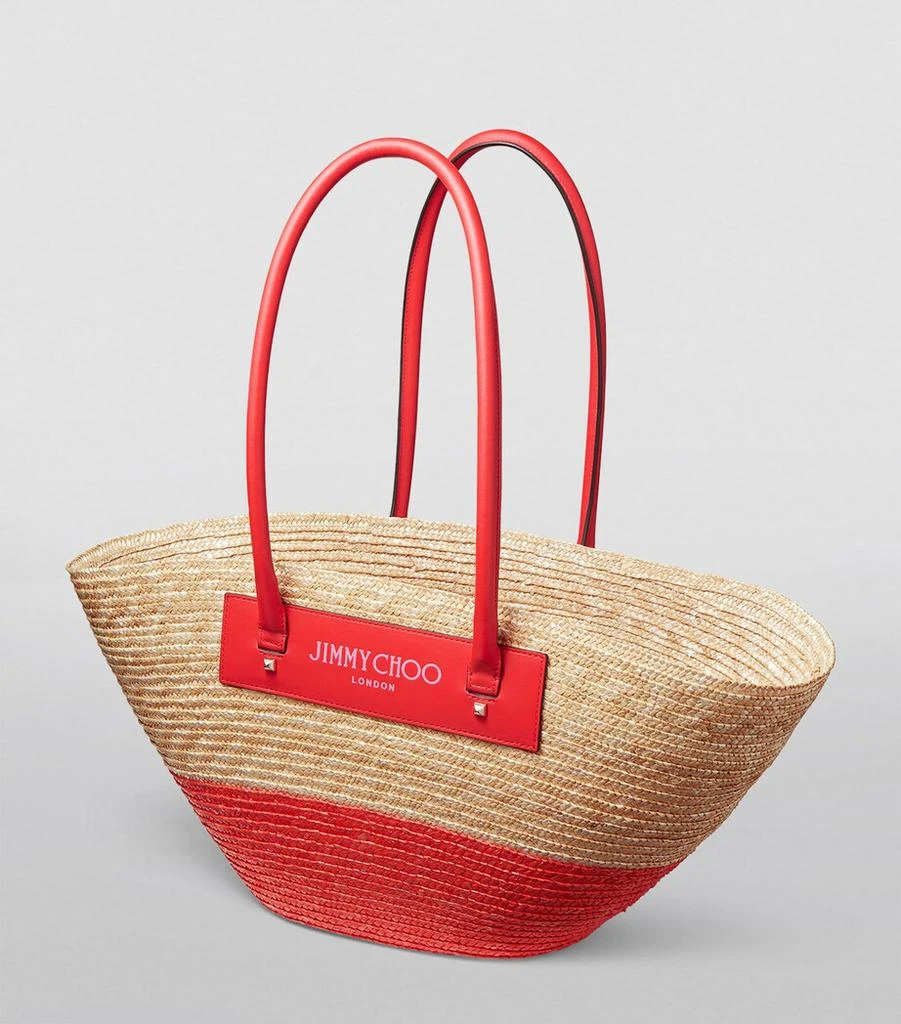 Jimmy Choo Beach Basket Tote Bag 3