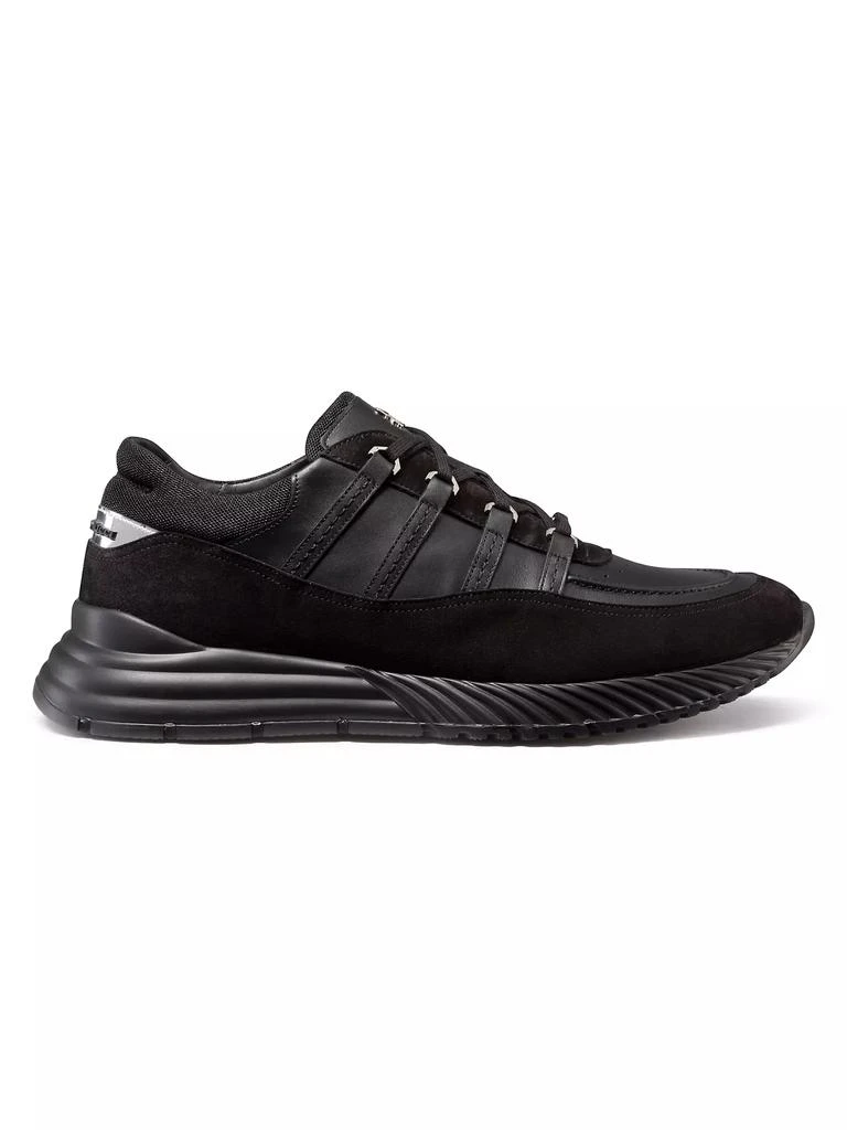 Stefano Ricci Suede and Calfskin Leather Sneakers 1