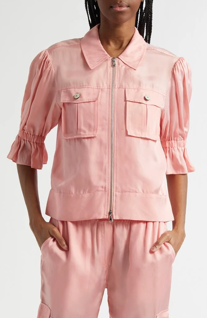 Cinq à Sept Holly Ruffle Sleeve Jacket