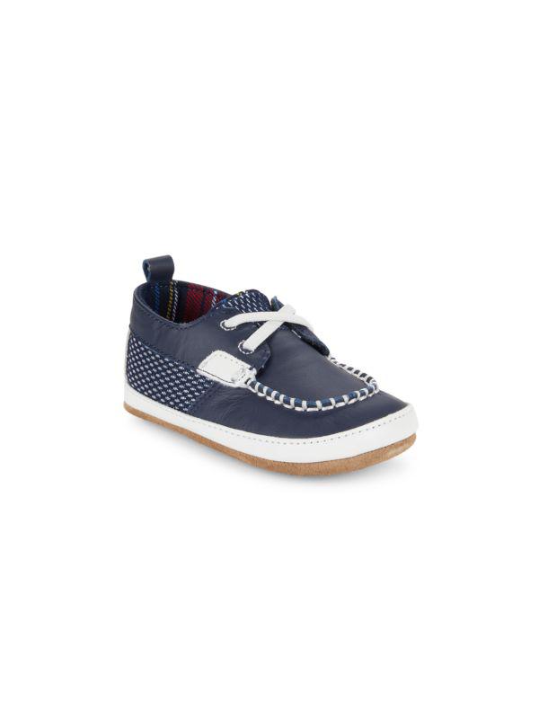 Robeez Baby Boy’s FK Skipper Leather Loafers