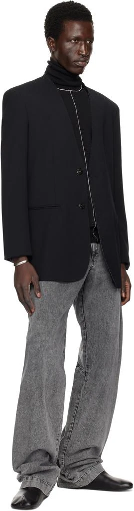 MM6 Black Anatomic Loafers 5