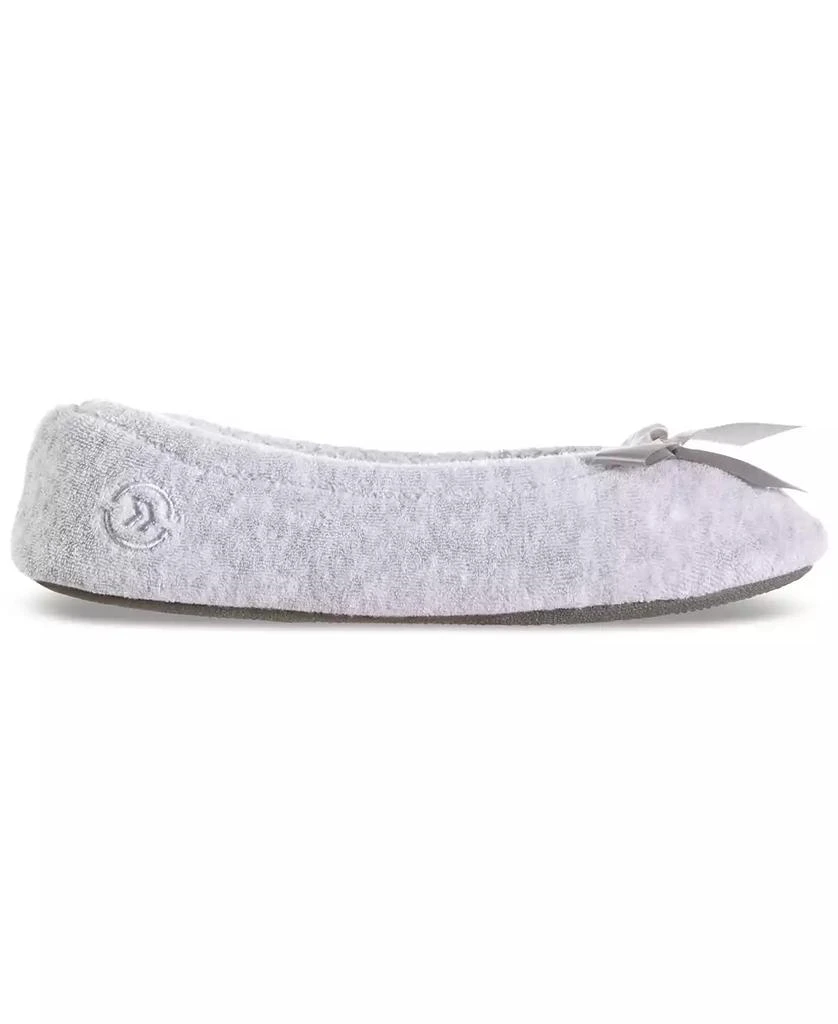 Isotoner Signature Women's Terry Indoor/Outdoor Ballerina Slippers 2