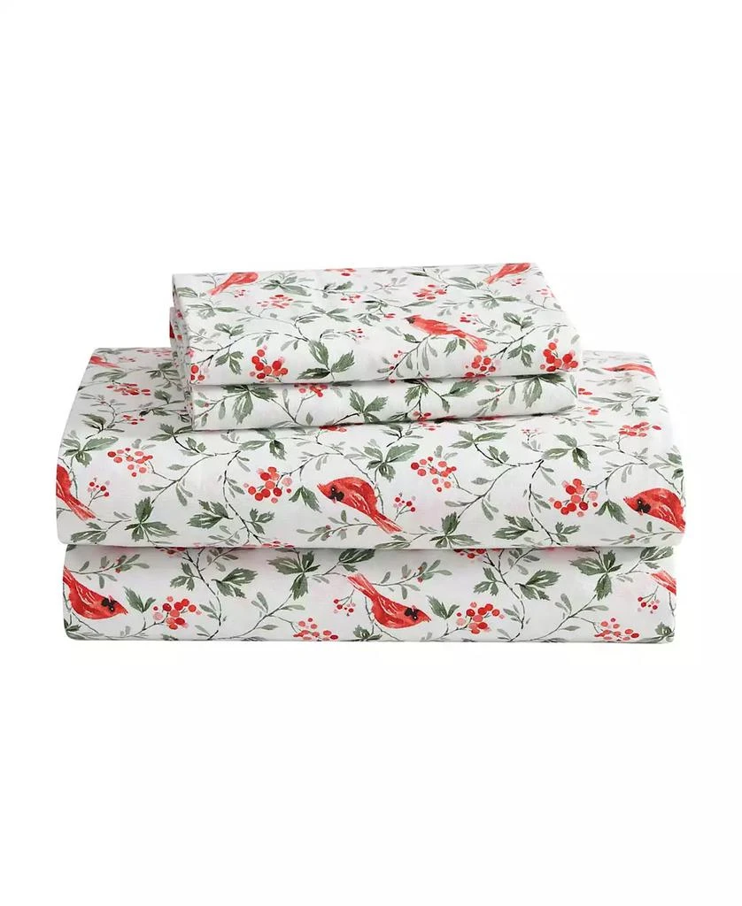 Laura Ashley Flannel 4 -Pc. Sheet Set 1