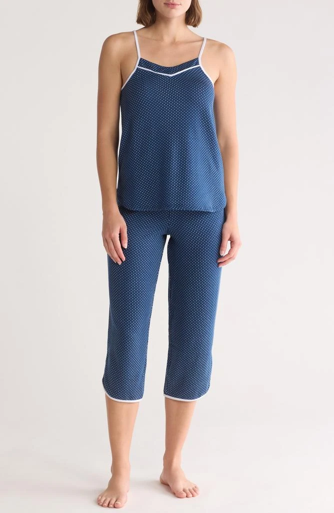 JONES NEW YORK Stretch Jersey Crop Capri Pajamas 1