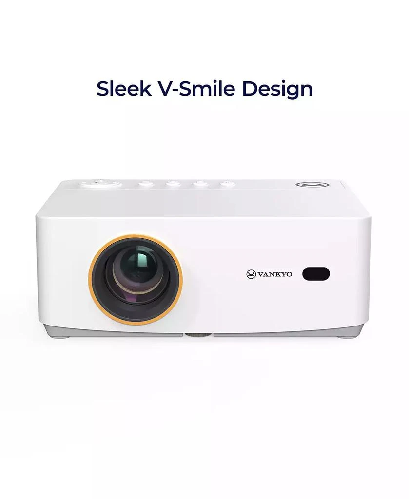 Vankyo Leisure 470W 720P Portable Projector with Wireless Connectivity: Adjustable Focus, HDMI Connection, 20000 Hour Bulb Life 3