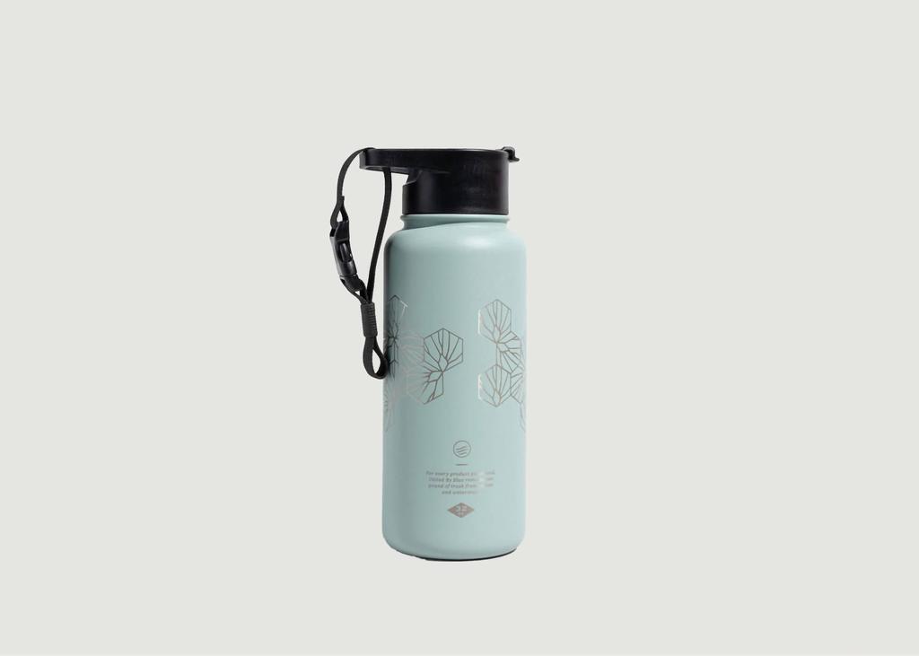 United By Blue Insulated Stainless Steel Bottle 32Oz In Groovy Warp