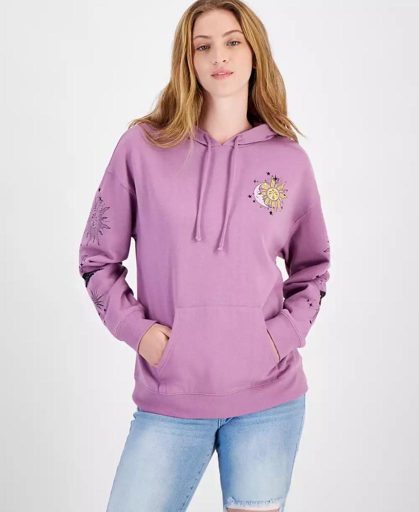 Rebellious One Juniors' Celestial Graphic Sweatshirt
