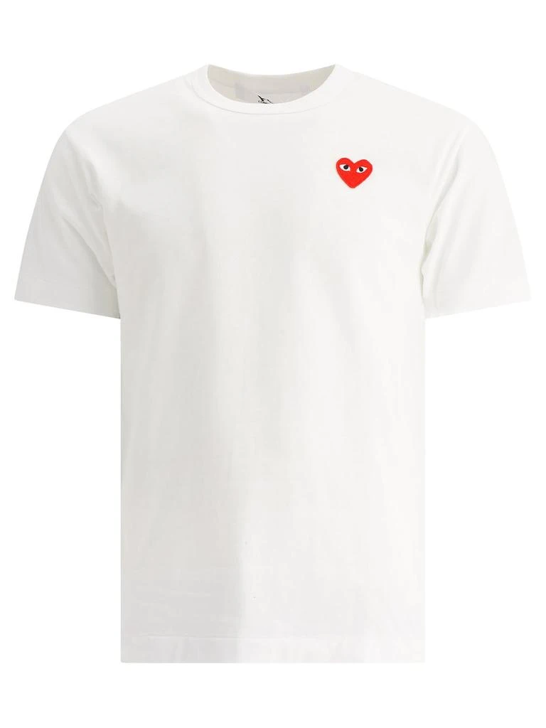 Comme des Garçons Play Comme des Garçons Play Heart Logo Patch Crewneck T-Shirt 1