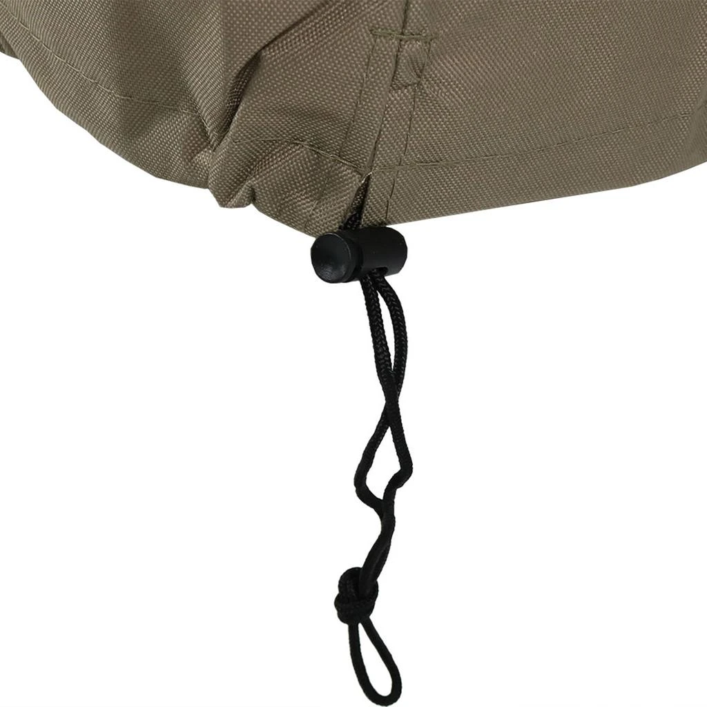 Sunnydaze Outdoor Weather-Resistant Durable Polyester with PVC Backing Firewood Log Hoop Cover - 4' 5