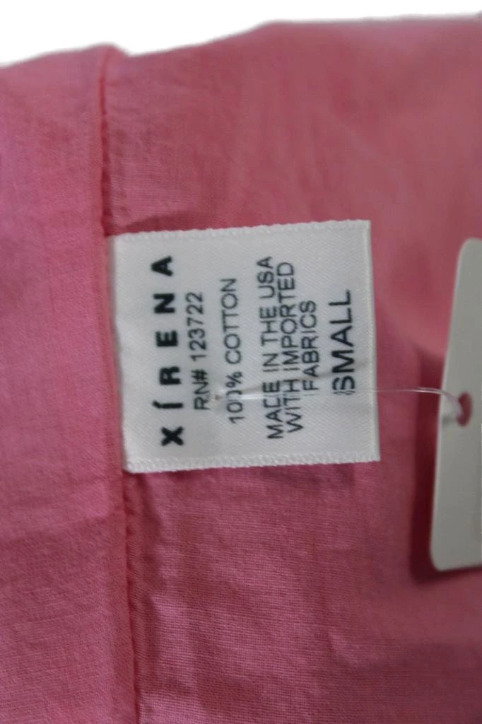 XIRENA Xirena Womens Rose Cotton Square Neck Sleeveless Cami Poplin Dress 6