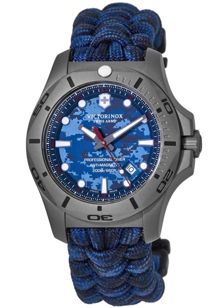 Shop Victorinox Swiss Army Alliance Quartz Grey Dial Leather Strap