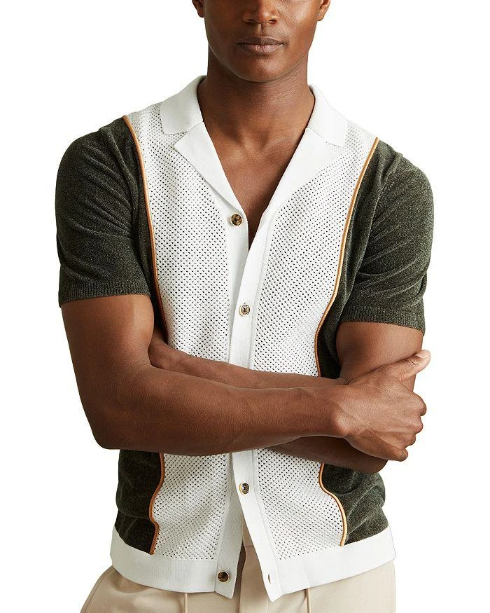 REISS Meastro Knit Camp Shirt 1