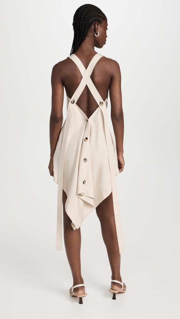 ROSETTA GETTY Apron Top - Fluid Shantung