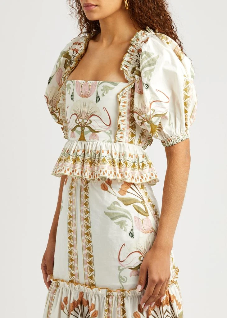 LUG VON SIGA Daphne printed cotton top  2