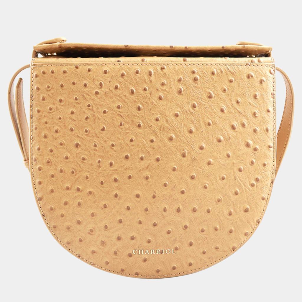 Charriol Charriol brown Leather Passion Ostrich Crossbody