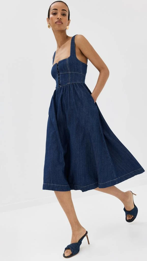 Reformation Tagliatelle Denim Dress 5