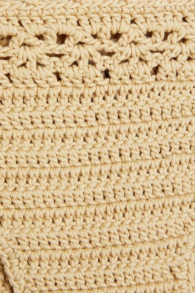 Cult Gaia Eshe crocheted cotton low-rise bikini briefs 4