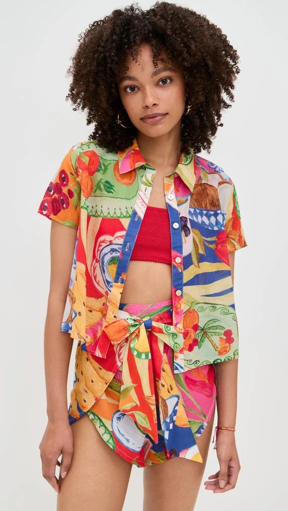 Farm Rio Summer Picnic Shirt 1